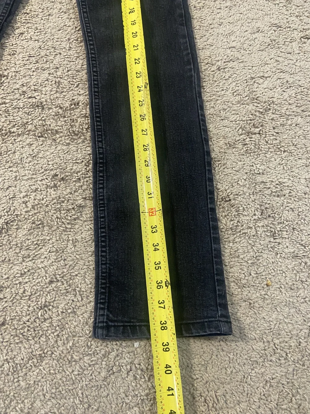 Levis 511 Jeans Mens 29x29 Black Slim Fit Stretch Denim 511 Slim Youth Teen